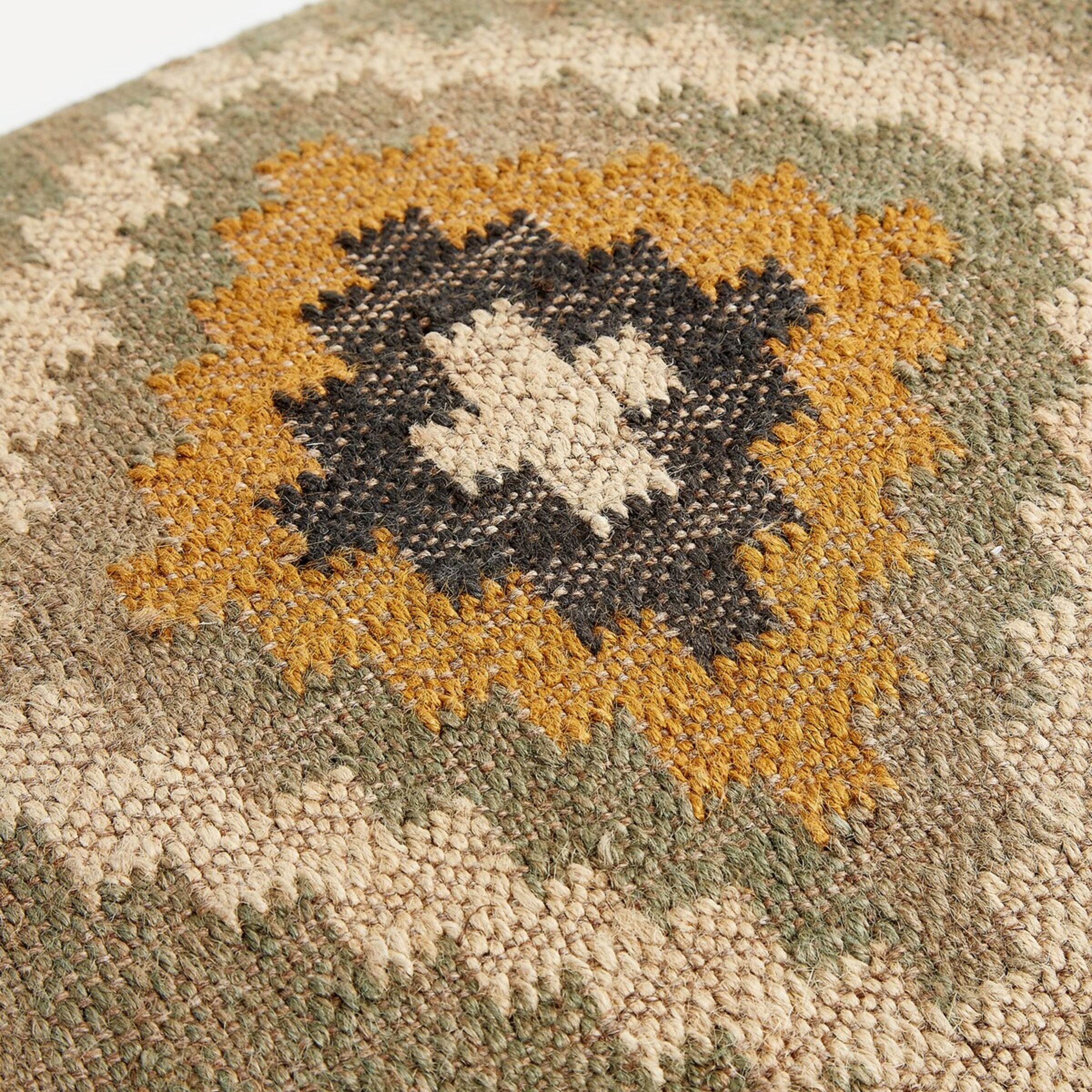 Banco de Madeira de Mangueira Estofado Delhi - Verde Verde-5