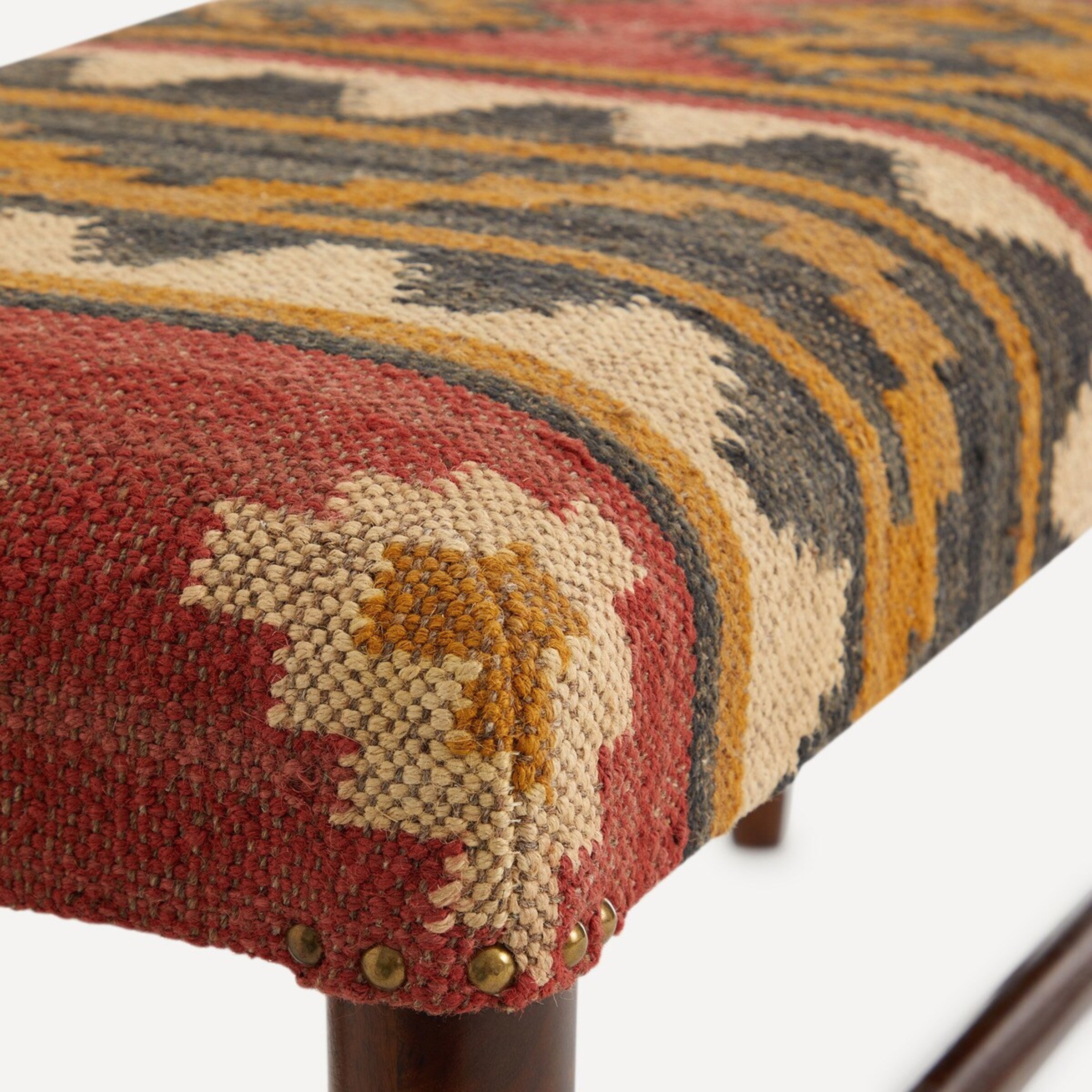 Banco de Madeira de Mangueira Noida Multicolor-4