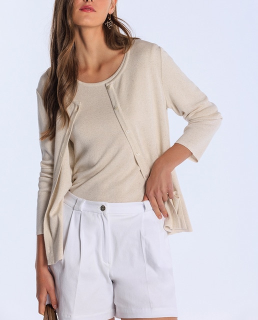 Imagen 0 de Chaqueta de mujer manga larga y cuello redondo