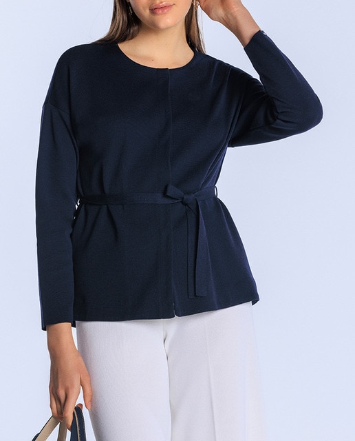 Imagen 0 de Chaqueta de mujer manga larga y cinturón