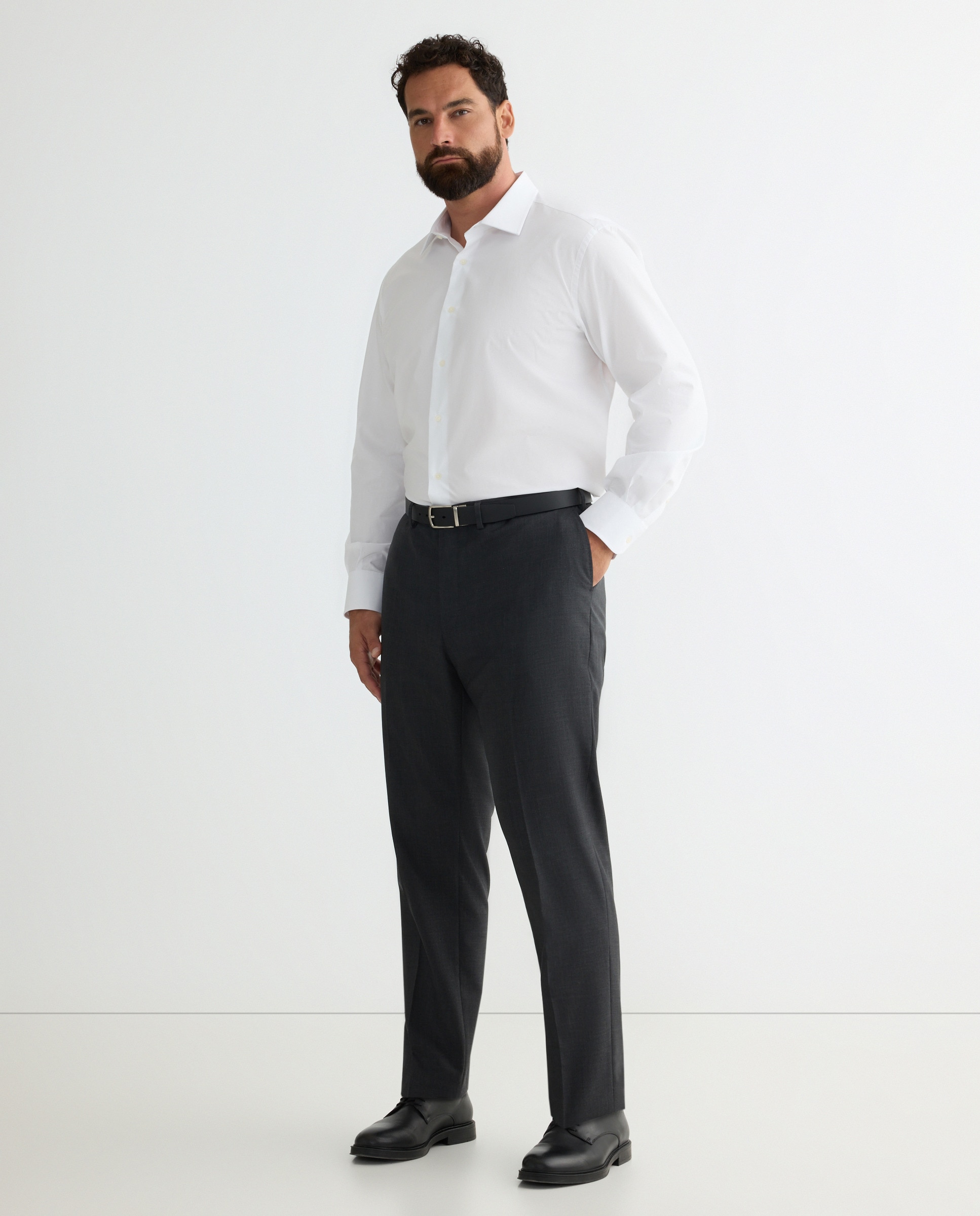 Calças Separate. Cinzento-escuro-1