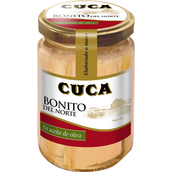 Biscay skipjack tuna in olive oil flask 260 drained weight g