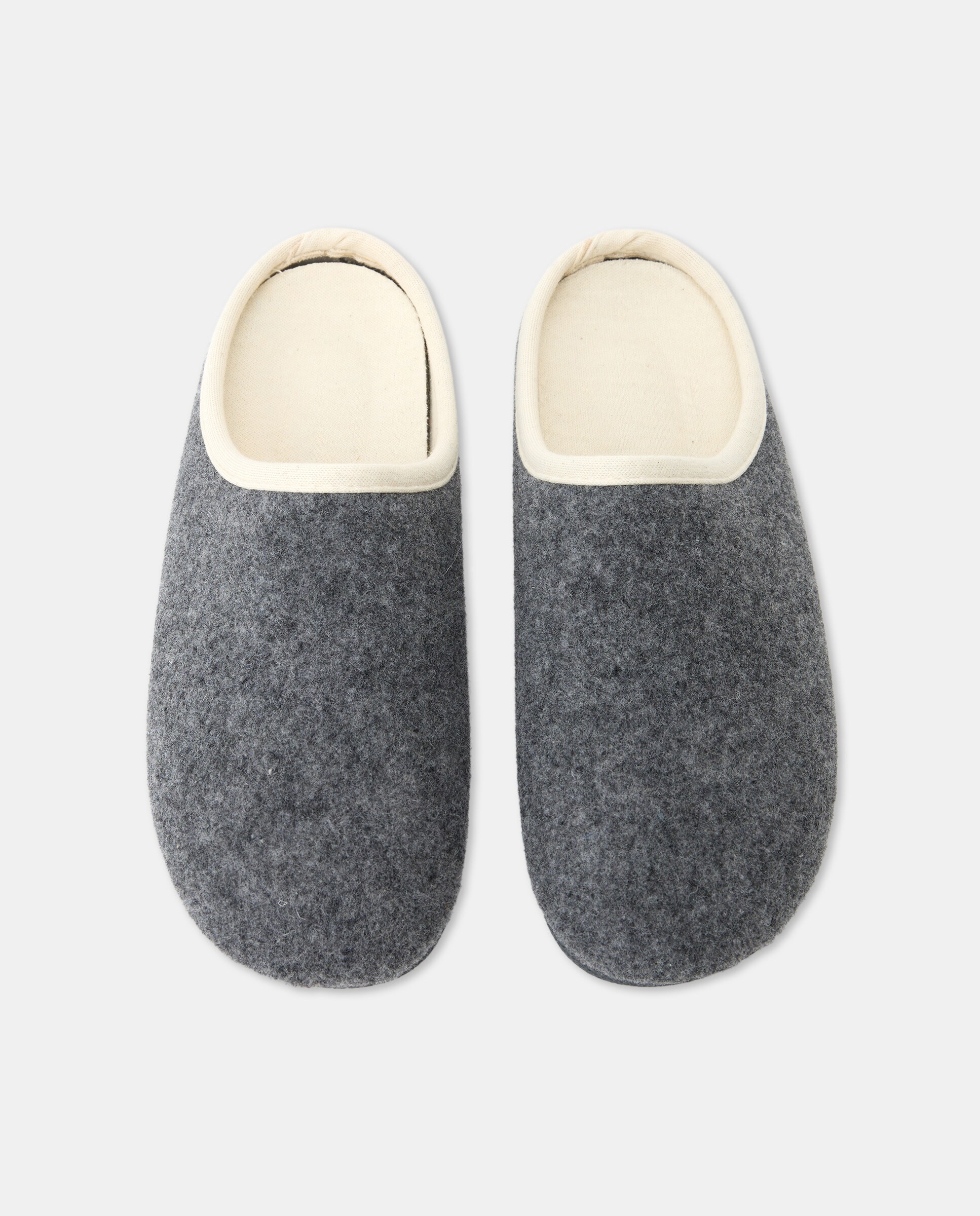 Zueco de mujer fieltro "HECHO EN ESPAÑA" 820 Gris medio-4