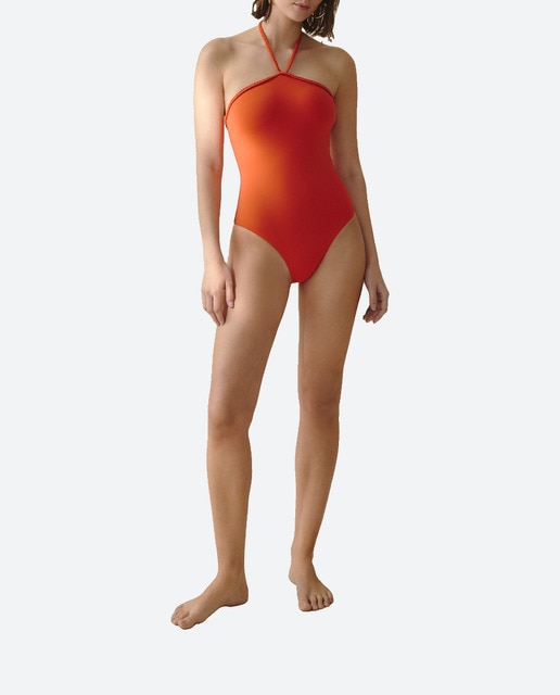 Imagen 0 de Bañador de mujer con escote halter