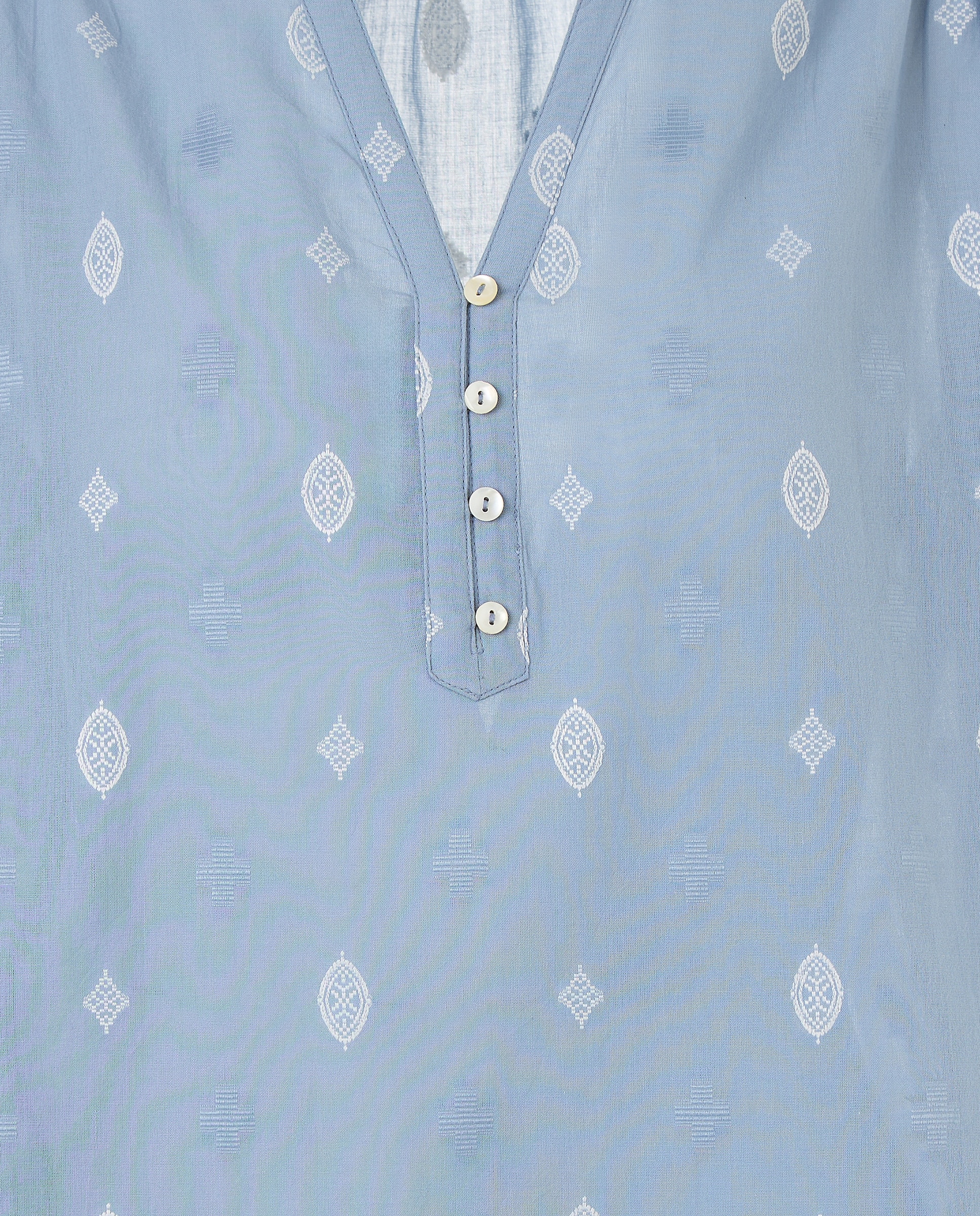 Camisa Bordada Anil-5