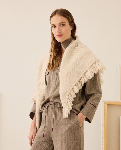 Imagen 0 de Toquilla de punto en color liso