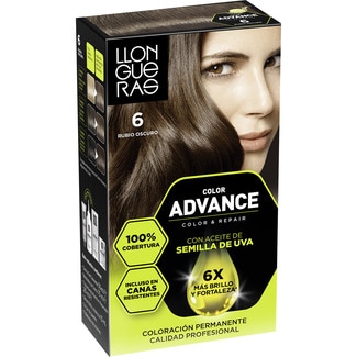 tinte Color Advance rubio oscuro nº 6 caja 1 unidad coloración permanente - Llongueras