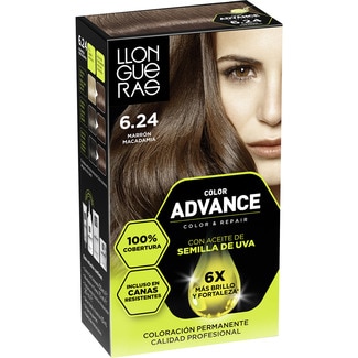 tinte Color Advance marrón Macadamia nº 6.24 caja 1 unidad coloración permanente - Llongueras