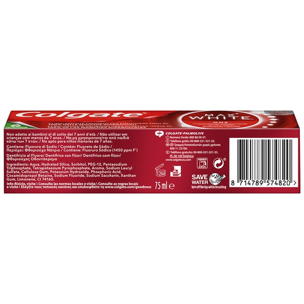 One whitening toothpaste tube 75 ml