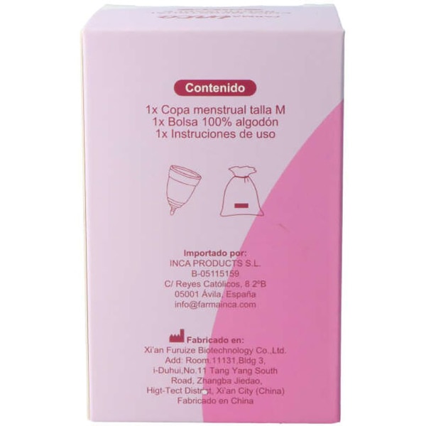 Reusable medium menstrual cup box 1 each