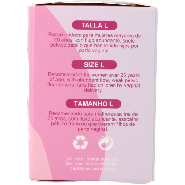 reusable menstrual cup L container 1 each