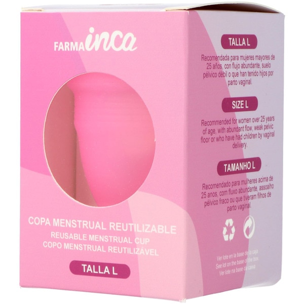 reusable menstrual cup L container 1 each