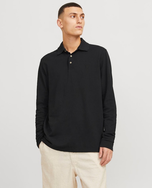 Imagen 0 de Polo de hombre manga larga liso