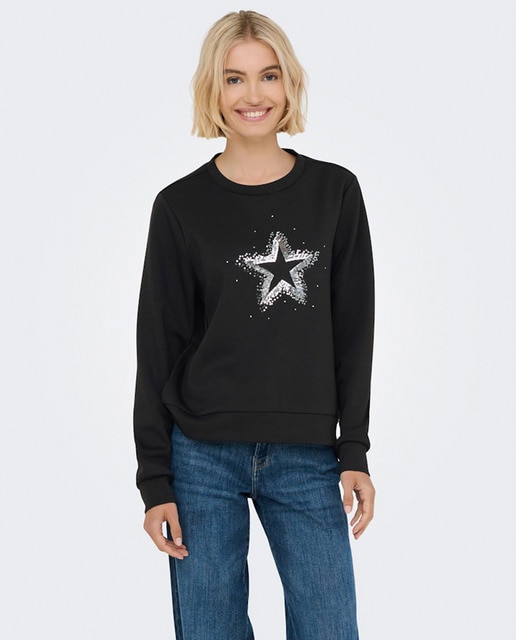 Imagen 0 de Sudadera de mujer con bordado central