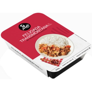 Feijoada à Transmontana com Arroz Branco unidade 330 g - Tá Pronto