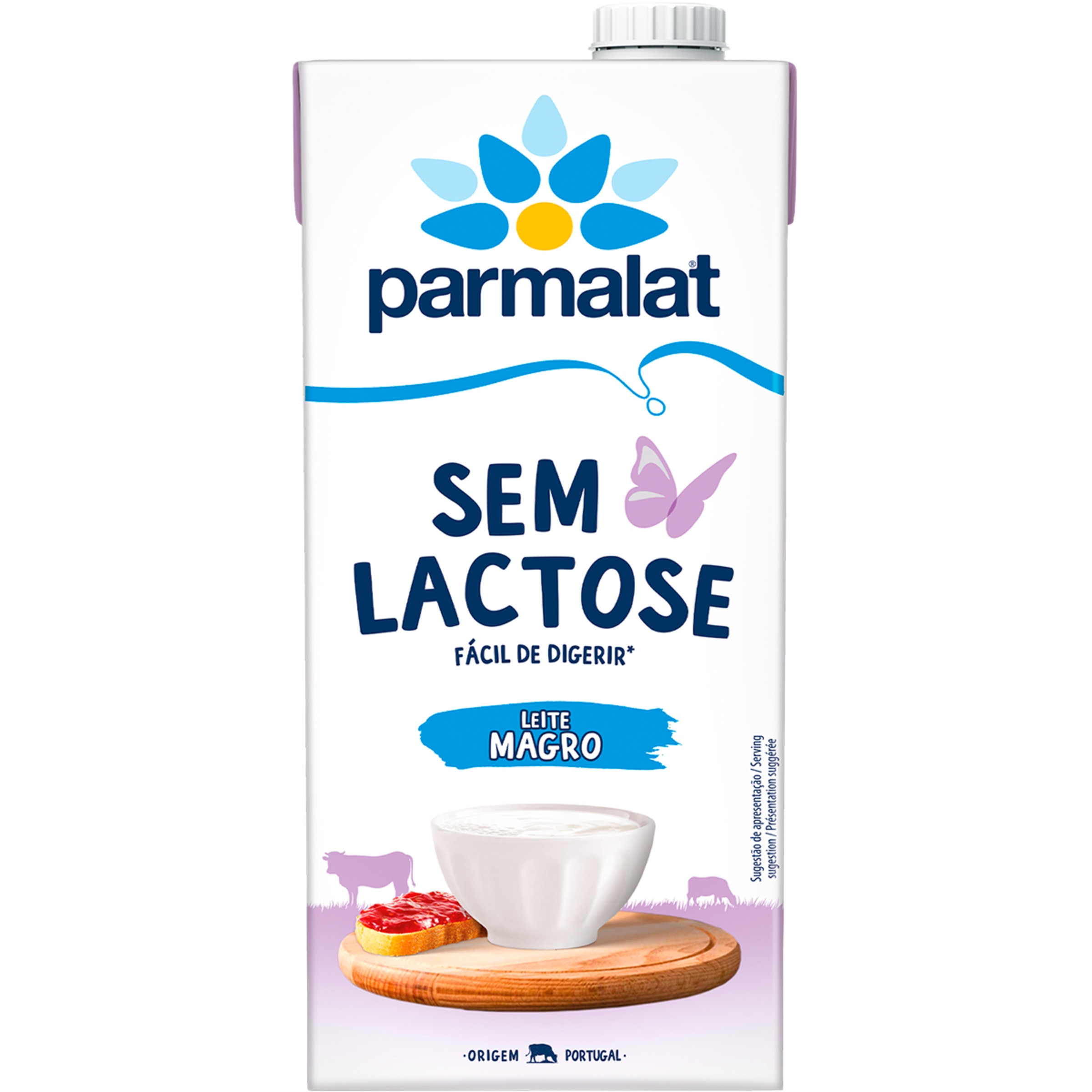 Manhã Levíssima Leite Magro 0% Lactose embalagem 1 L