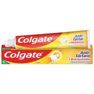 Pasta de Dentes Anti-Tártaro + Branqueador embalagem 75 ml - Colgate