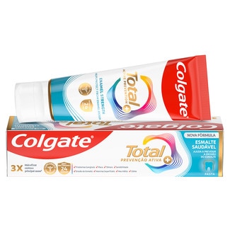 Pasta de Dentes Total Esmalte Saudável embalagem 75 ml - Colgate