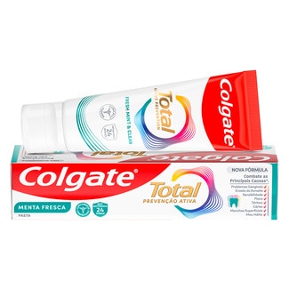 Pasta de Dentes Total Menta Fresca embalagem 75 ml - Colgate