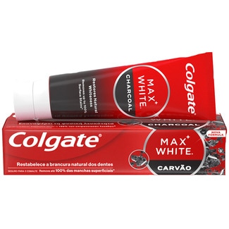 Pasta de Dentes Max White Carvão embalagem 75 ml - Colgate