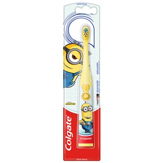 Escova de Dentes Infantil a Pilhas embalagem 1 unidade Não podemos garantir a entrega de um modelo específico. - Colgate