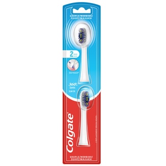 Escova de Dentes 360º a Pilhas Recarga Suave Pack 2 embalagem 2 unidades - Colgate