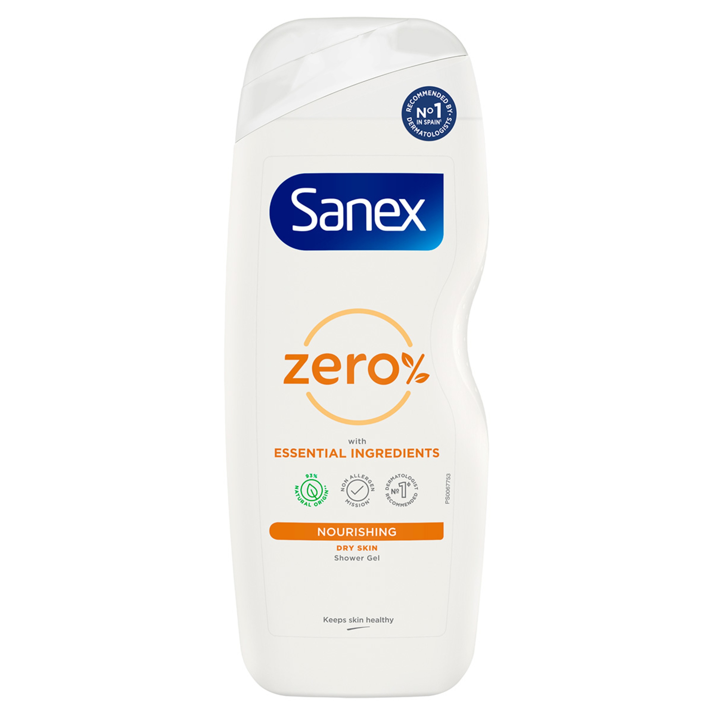 Gel de Banho Zero Pele Seca embalagem 600 ml