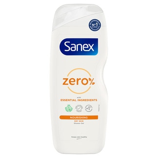Gel de Banho Zero Pele Seca embalagem 600 ml - Sanex