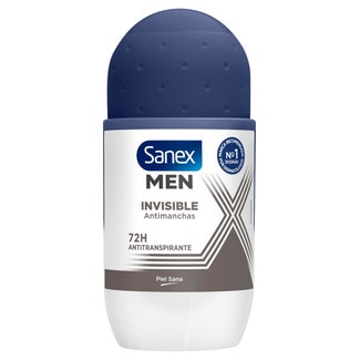 Desodorizante Roll-On embalagem 45 ml - Sanex Dermo Invisible