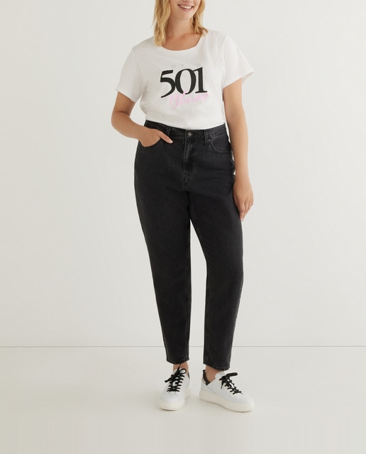 Imagen 0 de Vaquero de mujer 80s Mom jean™ lavado medio