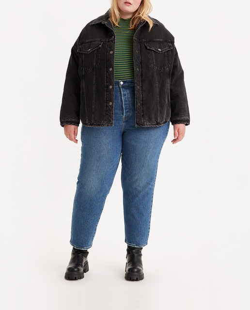 Imagen 0 de Vaquero de mujer Ribcage Straight Ankle™ lavado medio