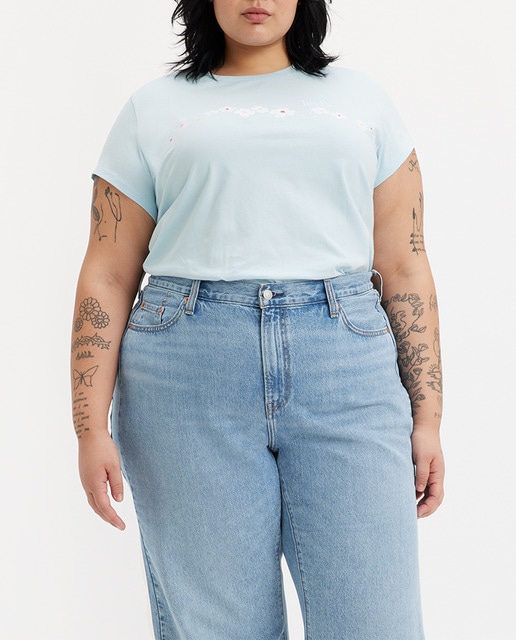 Imagen 0 de Camiseta de mujer de manga corta talla grande