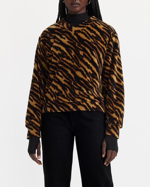 Imagen 0 de Sudadera de mujer con cuello pico