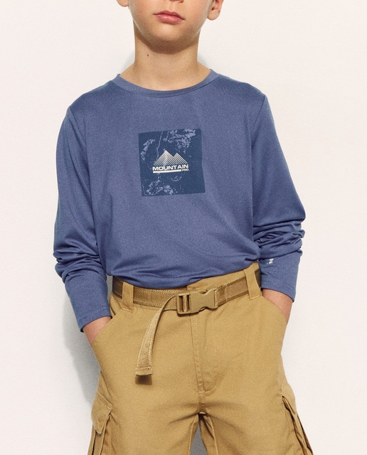 Imagen 0 de Camiseta de manga larga de montaña de niño