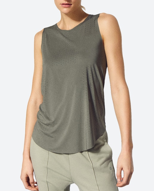 Imagen 0 de Camiseta sin mangas microperforada de training de mujer Boomerang