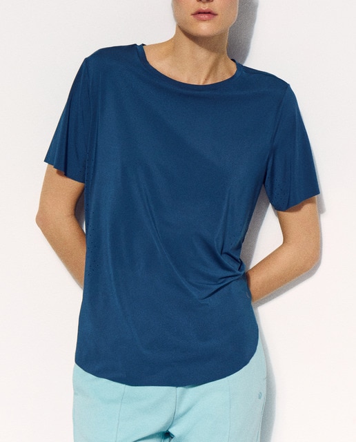 Imagen 0 de Camiseta de manga corta microperforada de training de mujer Boomerang