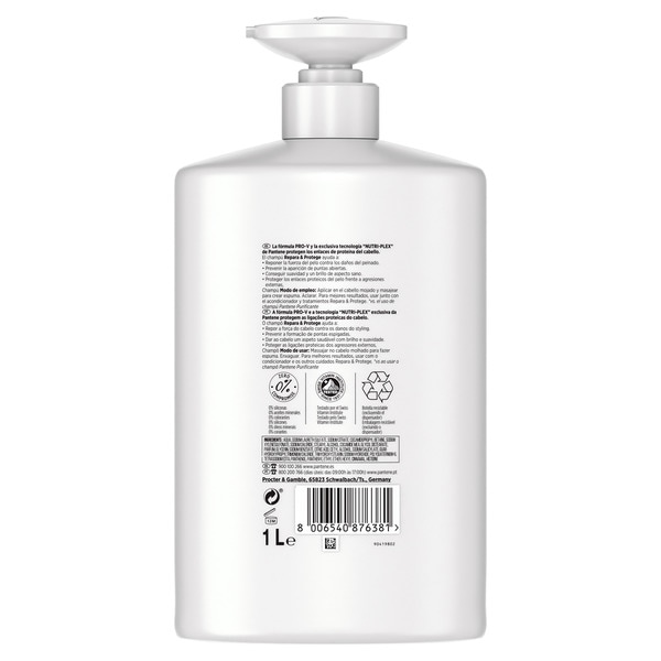 Repair & Schutz Shampoo Dosierspender 1000 ml 0% Silikone, Mineralöle und Farbstoffe
