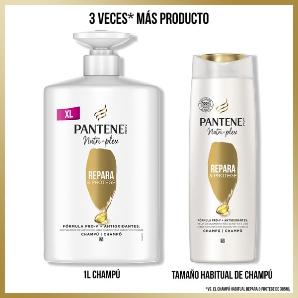 Repair & Schutz Shampoo Dosierspender 1000 ml 0% Silikone, Mineralöle und Farbstoffe