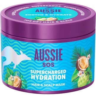 mascarilla de pelo SOS Supercharged Hydration tarro 500 ml - Aussie