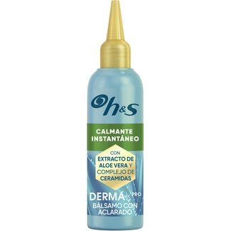 bálsamo con aclarado Calmante con aloe dosificador 145 ml para cuero cabelludo seco o con picor - H&s Derma X Pro