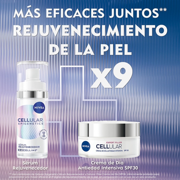 Cellular Epigenetics verjüngendes Serum mit 3 Arten von Hyaluronsäure Dosierspender 30 ml