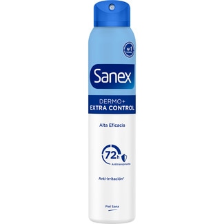 desodorante Extra Control Micro Talco 72h Unisex spray 200 ml 0% alcohol - Sanex Dermo