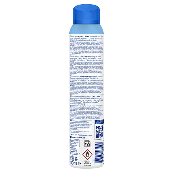 Extra Control Micro Talco Deodorant 72h Unisex Spray 200 ml 0% Alkohol