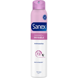 desodorante Dermo + Invisible anti-manchas 72h Unisex spray 200 ml 0% alcohol - Sanex Dermo