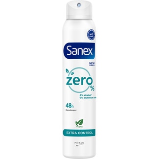 desodorante Extra Control 48h spray 200 ml - Sanex Zero%