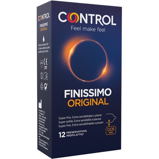 preservativos Finíssimo Original super fino y más sensibilidad caja 12 unidades - Control