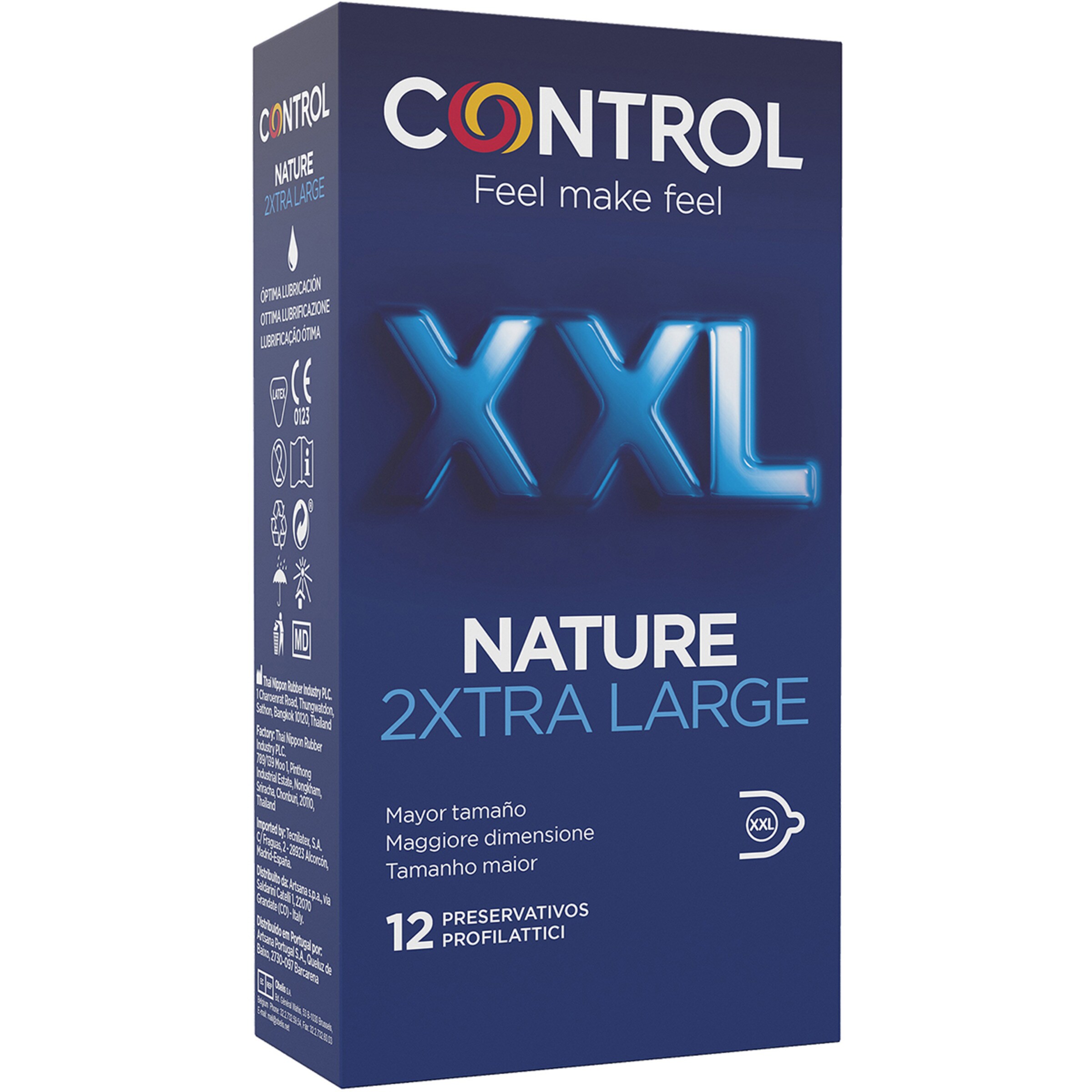 preservativos Nature XXL 2Xtra Large caja 12 unidades