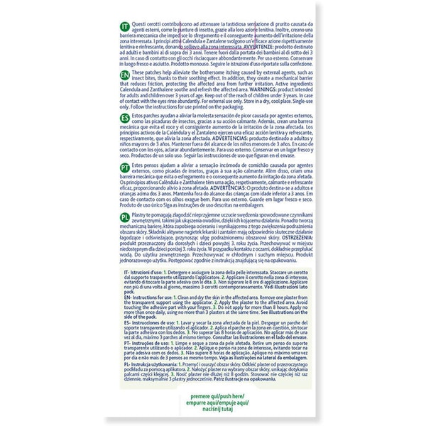 Pflaster nach Stichen ohne Ammoniak Box 30 Einheiten