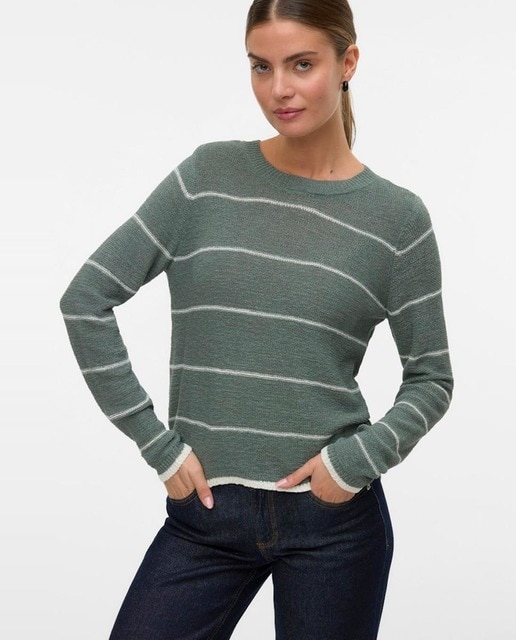 Imagem 0 de Camisola de Malha Fina com Manga Comprida