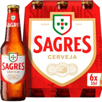 Cerveja Pack 6 garrafa 33 cl - Sagres